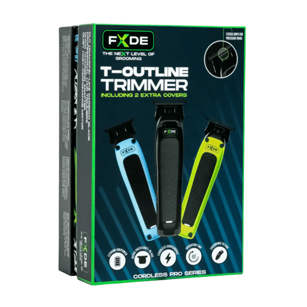 FXDE Cordless T-Outline Trimmer Pro Series (2 Covers), Clippers & Trimmers
